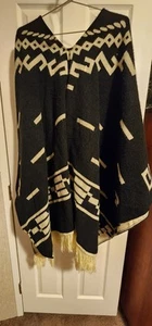 Clint Eastwood Ponco Black - Picture 1 of 3