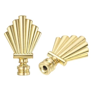 44mm Lamp Shade Finial, 2pcs Lamp Finials Caps Knob 1/4-27 Inch Threaded Meta... - Bild 1 von 6