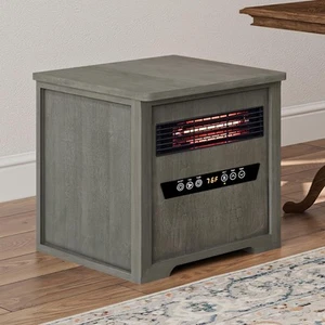 Infrared Portable Rolling Space Heater with LED Touchscreen and Remote Contro... - Picture 1 of 9