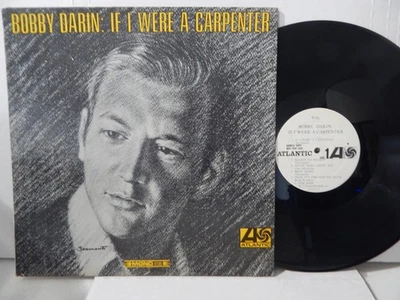 BOBBY DARIN - If I Were A Carpenter WLP White Label Promo 1966  RARE Record LP - Image 1 of 4