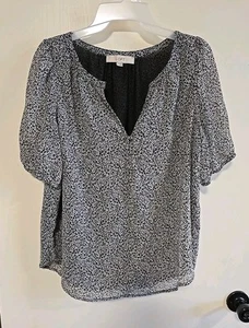 Loft Bluse Top Gr. M transparent gefüttert  - Bild 1 von 8