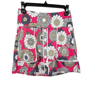 Kinona Size XS Skirt Skirt Shorts Floral Design Pockets Athletic Stretch Pink - Picture 1 of 4