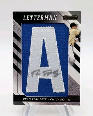 Ryan Flaherty 2008 Razor Letterman Baseball Relic Auto "A" RC #RF-L Cubs Orioles - Image 1 of 2