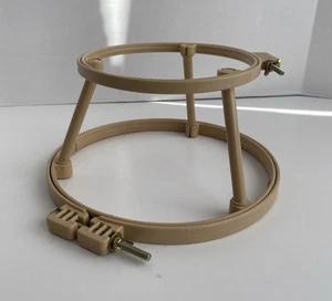 MORGAN Lap Stand 7" & 10" Combo Hoops for Embroidery Punch Needle Cross Stitch - Picture 1 of 7