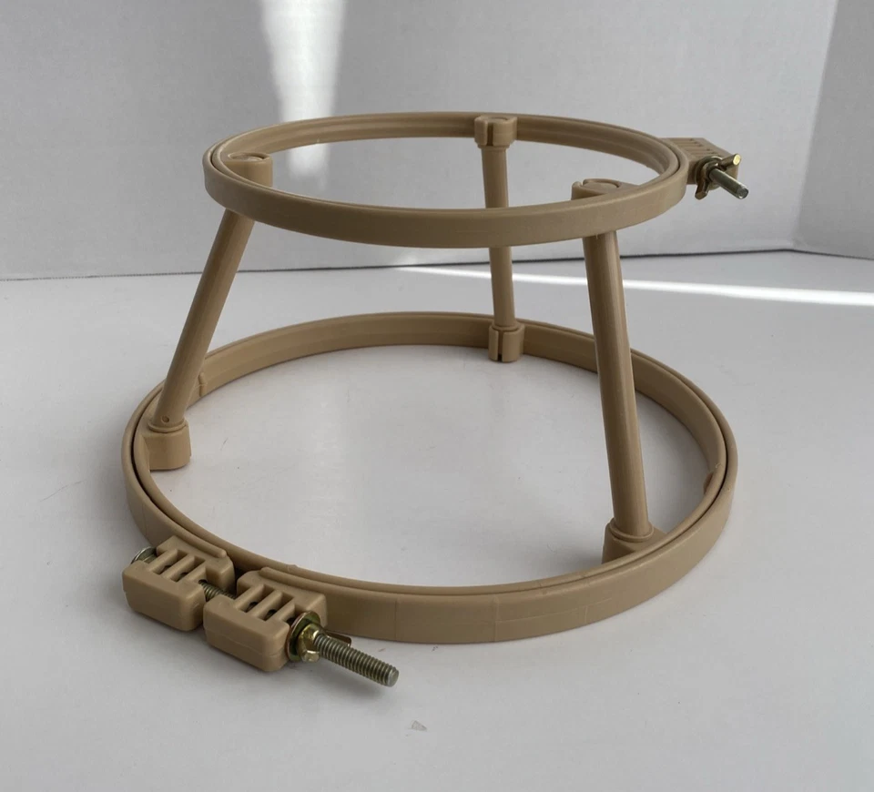 MORGAN Lap Stand 7" & 10" Combo Hoops for Embroidery Punch Needle Cross Stitch - Image 1 of 4