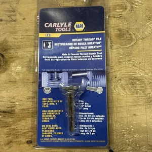 Napa Carlyle Tools Rx2 Rotary Thread File 3/4" Dia, 1/4" Arbor, 2" Long New - Picture 1 of 3