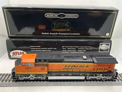 Atlas Master Gold HO Scale BNSF H3 Dash 8-40CW w/ DCC/DC/QSI Sound #857#10000777 - Image 1 of 4