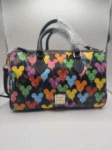 Borsa Disney Dooney & Bourke Topolino Palloncino Nera Multicolore Parchi Disney - Foto 1 di 6