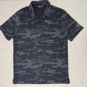 Camisa Polo Travis Mathew Golf Performance Manga Corta Para Hombre XL Negra Camuflaje - Imagen 1 de 8