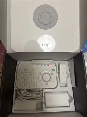 Estação base Ring Alarm EUA branca, modelo 4HB1U9-0EN0 - Imagem 1 de 4