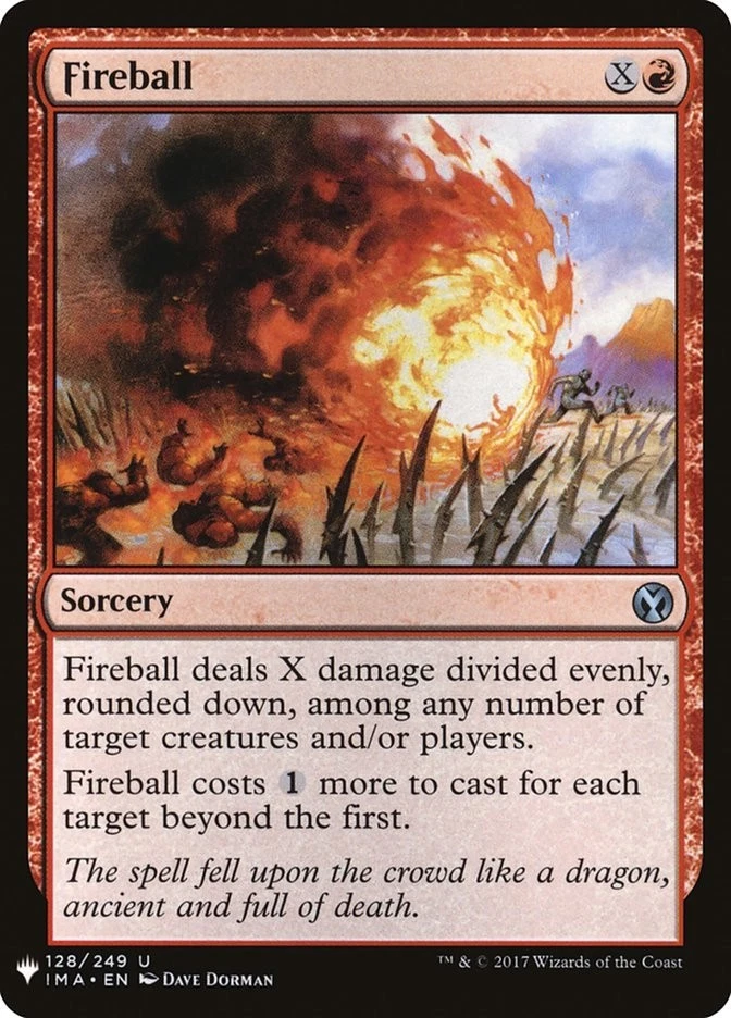 Fireball - Mystery Booster #128/249 MTG Magic The Gathering - Image 1 of 1