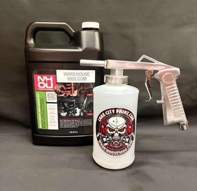 Галлон масла NH со стандартным пистолетом для покрытия и 1 белой четвертью бутылки - Изображение 1 из 3