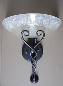 Applique 586B ULMA, in VETRO SCAVO E METALLO E27 60W - Foto 1 di 5