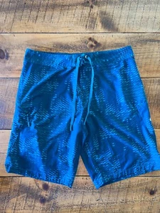 Men's Under Armour Swim Trunks Turquoise Blue Board Shorts - Picture 1 of 8