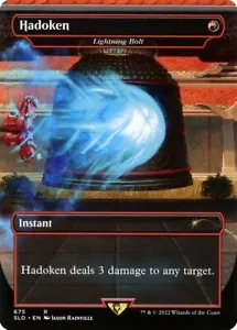MTG English Hadoken - Lightning Bolt NM Normal Secret Lair - Picture 1 of 1