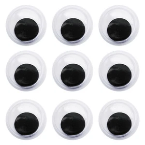 500 pegatinas de plástico autoadhesivas de 6-12 mm para juguetes de muñeca hágalo usted mismo - Imagen 1 de 10
