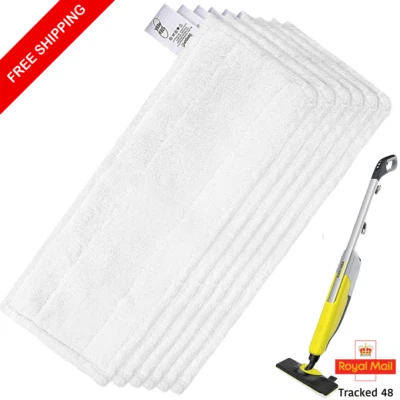 5 Floor Cloth Pads for KARCHER EASYFIX SC1 SC2 SC3 SC4 SC5 Steam Cleaner Premium - Image 1 of 4