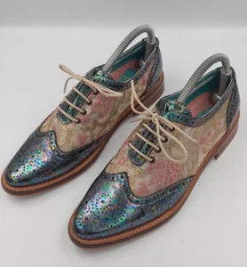 Calzoncillos de cuero Irregular Choice **HERMOSOS** Talla 39 EU 6.5 UK usados una vez - Imagen 1 de 5