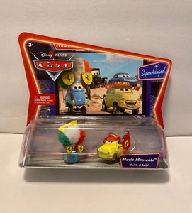 Disney Pixar Cars Movie Moments Guido & Luigi Ferrari World of Cars Supercharged - Picture 1 of 1