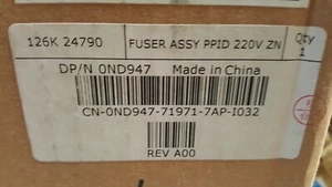Genuine Dell ND947 / 126K24790 / 0ND947 Fuser for 5110cn Color Laser Printer - Picture 1 of 3