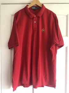 V29 Polo Ralph Lauren Red Short Sleeve Polo Shirt Mens XXL - Picture 1 of 4