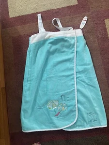 ERIKA Taylor brand new bath wrap in a light blue very pretty for home or at the - Picture 1 of 6