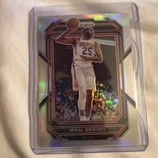 Mikal Bridges Silver Prizm 2022-23 Panini Prizm Basketball #120