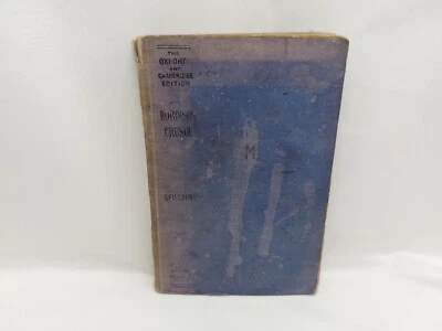 Robinson Crusoe Daniel Defoe Oxford and Cambridge Edition Clothbound Cover - Image 1 of 4