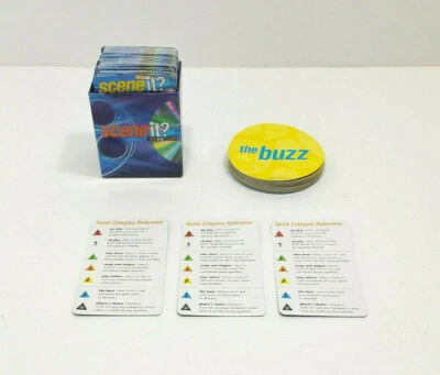 2003 Scene It? The DVD Game Board Trivia Buzz Reference Cards ONLY Replacement - Image 1 of 4