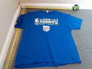 SACRAMENTO KINGS In-Season Tournament Commemorative Blue T-Shirt XL #S32 - Picture 1 of 3