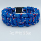 Paracord 550 Survival Bracelet Parachute Cord with Buckle Hiking Gear Emergency