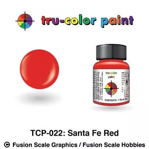 Tru Color Paint Santa Fe Red 1oz TCP022 - Picture 1 of 1