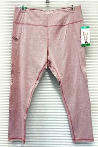 Leggings para mujer Danskin activos de tinte espacial cintura alta, rosa polvorienta - nuevos con etiquetas - Imagen 1 de 11