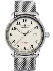 Zeppelin 7656M-5 Graf Zeppelin LZ127 Automatic Mens Watch 40mm 5ATM - Picture 1 of 2