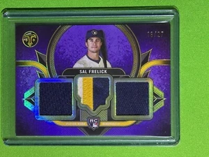 2024 Topps Triple Threads Rookie Team Relics Sal Frelick 16/27 - Brewers - Picture 1 of 2