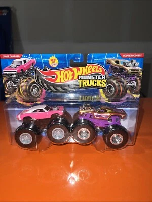 CARGADOR DODGE DOBLE DEMOLICIÓN HOT WHEELS MONSTER TRUCK 1:64 / RODGER DODGER Foto 1 de 3