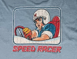 Vintage Speed Racer Ringer T Shirt TNT Tag 2005 Licensed Distressed - Picture 1 of 7
