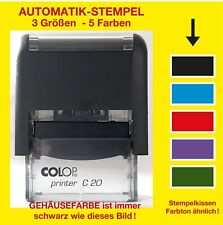 Stempel Adressstempel Firmenstempel Automatikstempel Bürostempel Stamp - Angebot