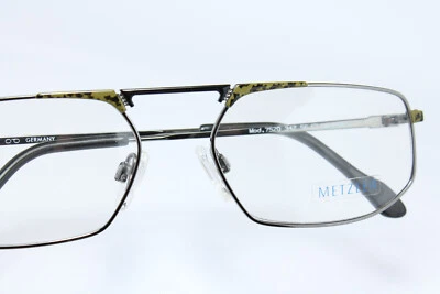 METZLER Alemania 7520 342 Vintage Anteojos Marco Camuflaje Único Raro Foto 1 de 4