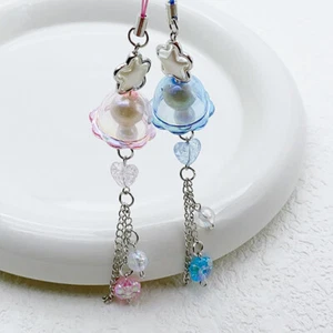Fashion Sweet Jellyfish Phone Charm Cute Star Keychain Beaded Pendant Gifts-v - Picture 1 of 8