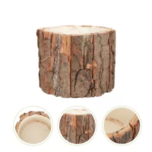 2pcs Succulent Planter Pot Bonsai Pot Wooden Vases Window Box Planter - Picture 1 of 12
