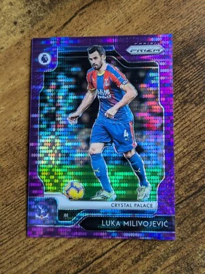 LUKA MILIVOJEVIC /75 PANINI PRIZM BREAKAWAY 2019-20 CRYSTAL PALACE VIOLET - Image 1 of 3