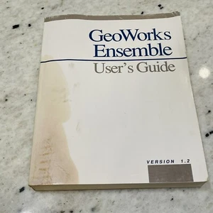 Vintage GEOWORKS ENSEMBLE User’s Guide Instruction Book Version 1.2 1990 - Photo 1/12