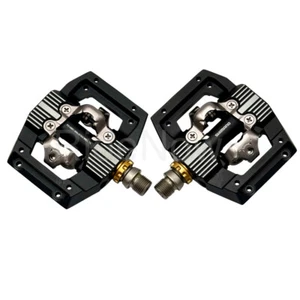 Pedales Shimano SAINT PD-M821 Downhill Enduro SPD negros cromoly MTB sin clip - Imagen 1 de 9