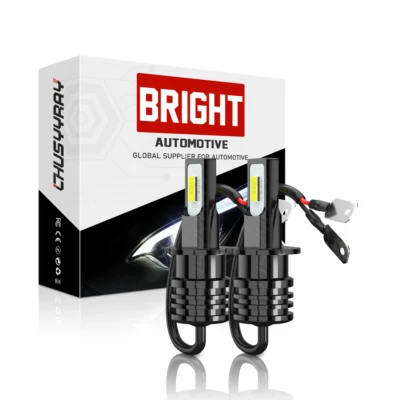 适用于英菲尼迪 QX56 2004 - 2010 超亮 6000K 白色 LED 雾灯 H3 灯泡套件 — 第 1/4 张图片