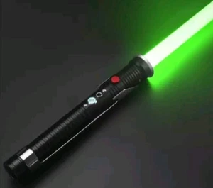 Star Wars Episode 1 Qui-Gon Dschinn Lichtschwert Premium RGB Metall Säbel mit Klinge - Bild 1 von 12