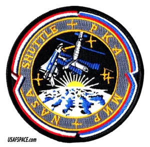 MIR PROGRAM ORIGINAL AB Emblem NASA STS SHUTTLE 4" SPACE PATCH - MINT **** - Picture 1 of 3