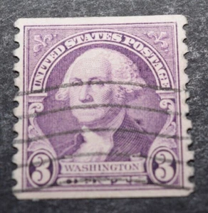 1932 US Stamps Scott # 721 - 3 Cent Coil - Washington - Used/NG/NH/VF - Picture 1 of 2