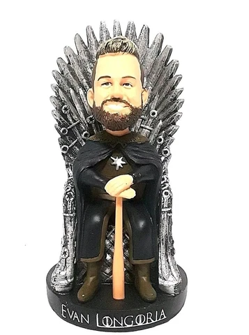 Iron Throne Game Of Thrones SGA "Evan Longoria" BobbleHead Cover