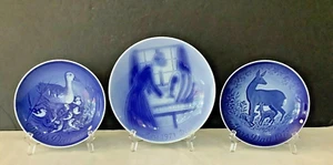 Lot 3 Vintage Bing & Grondahl Denmark Mothers Day Copenhagen Porcelain Plates - Picture 1 of 6